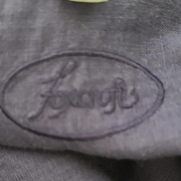 FOXCROFT Women's Navy Blue 100% Linen Casual Button Up Blouse - Size 16W - Picture 12 of 13